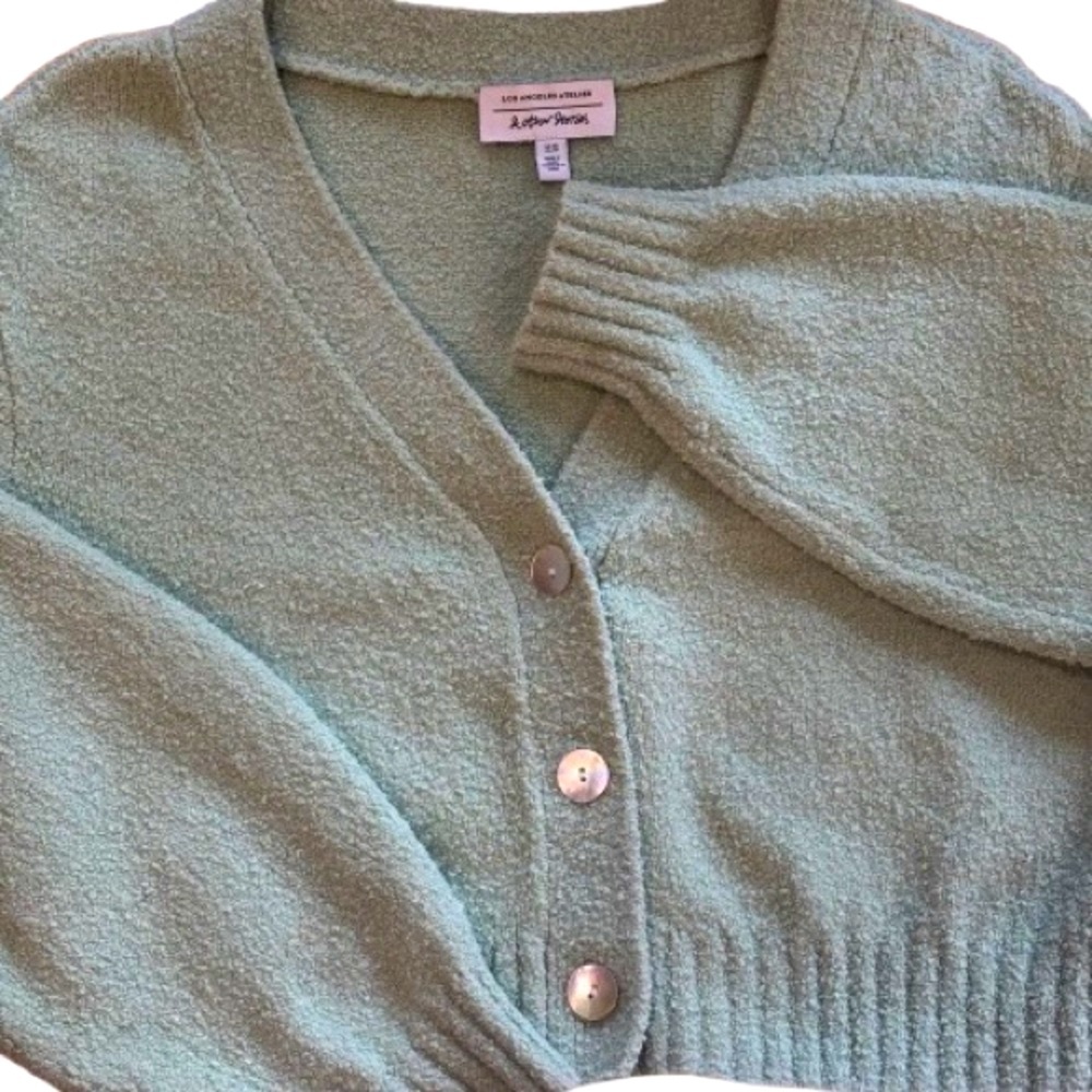 NWOT & Other Stories Pastel Green Knit Cardigan Sweater Size XS - Picture 4 of 11